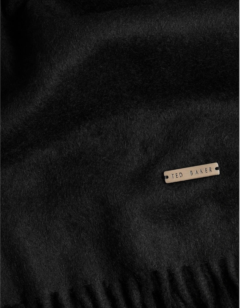 Ted Baker Stevenn Black Woollen Scarf