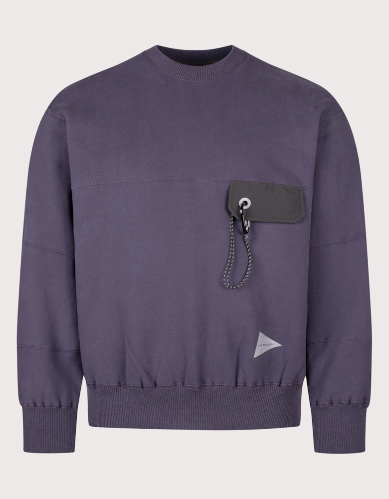 Relaxed Fit Pocket Sweatshirt