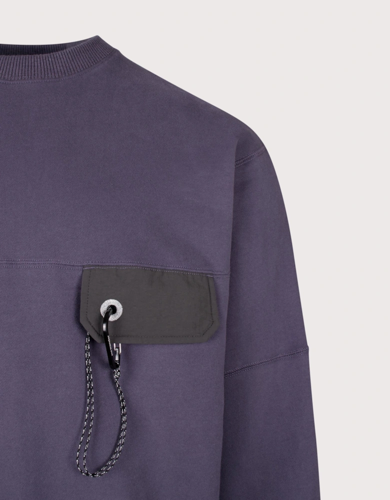 Relaxed Fit Pocket Sweatshirt