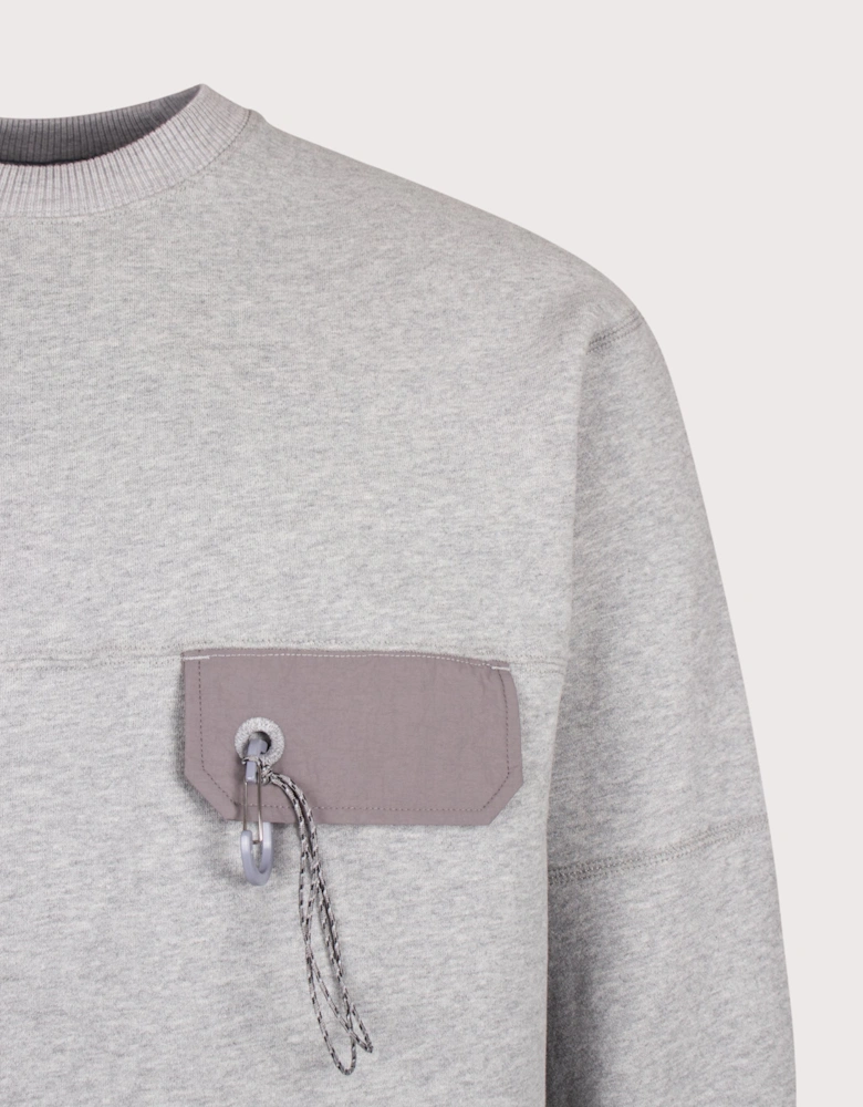 Relaxed Fit Pocket Sweatshirt