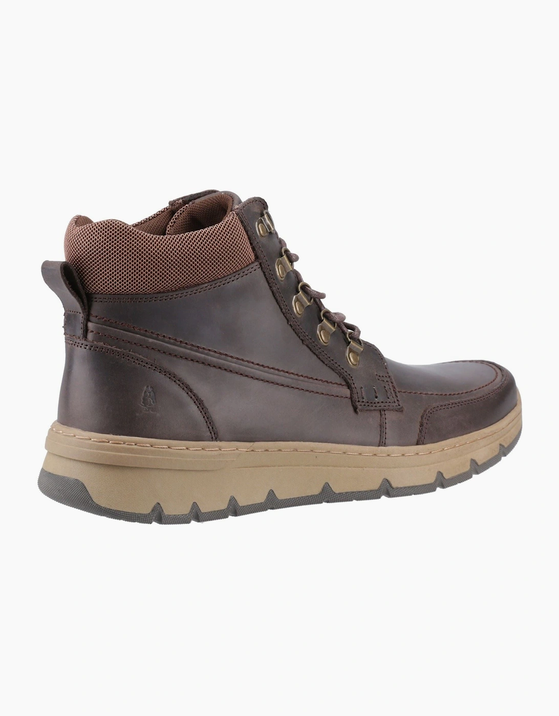 Hush Puppies Nixon Leather Men's Brown Ankle Boots