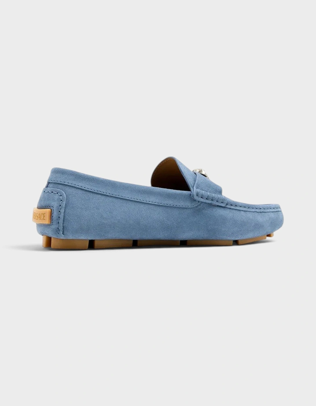 La Medusa Driver Loafers Stone Blue