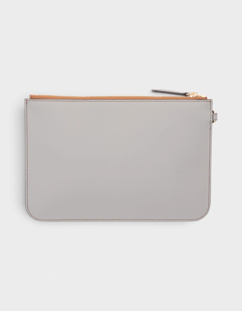 Pochette Peyton Wristlet Clutch Bag Cloud Grey