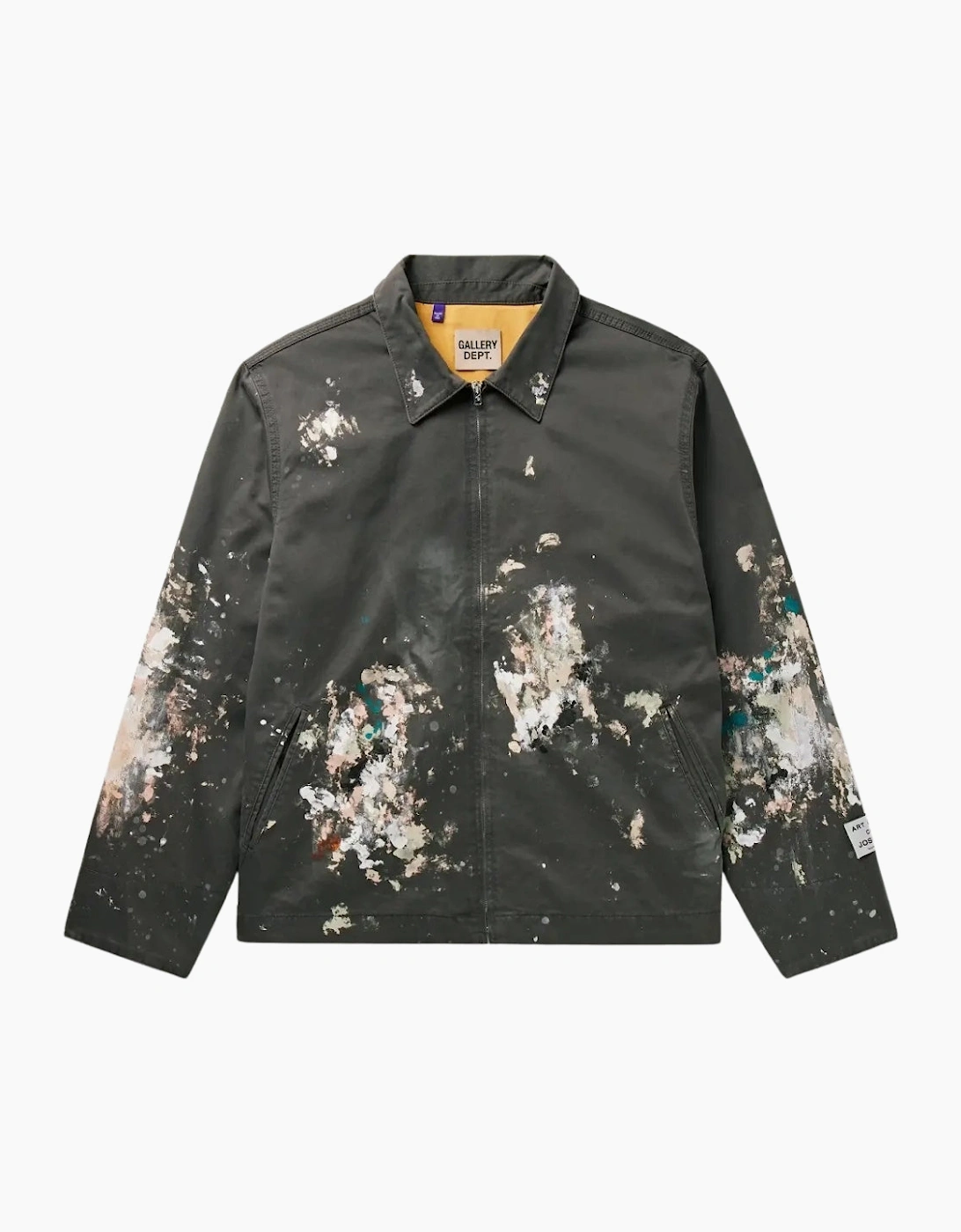 Gallery Dept Montecito Jacket Heavy Paint Dirty Black Jacket