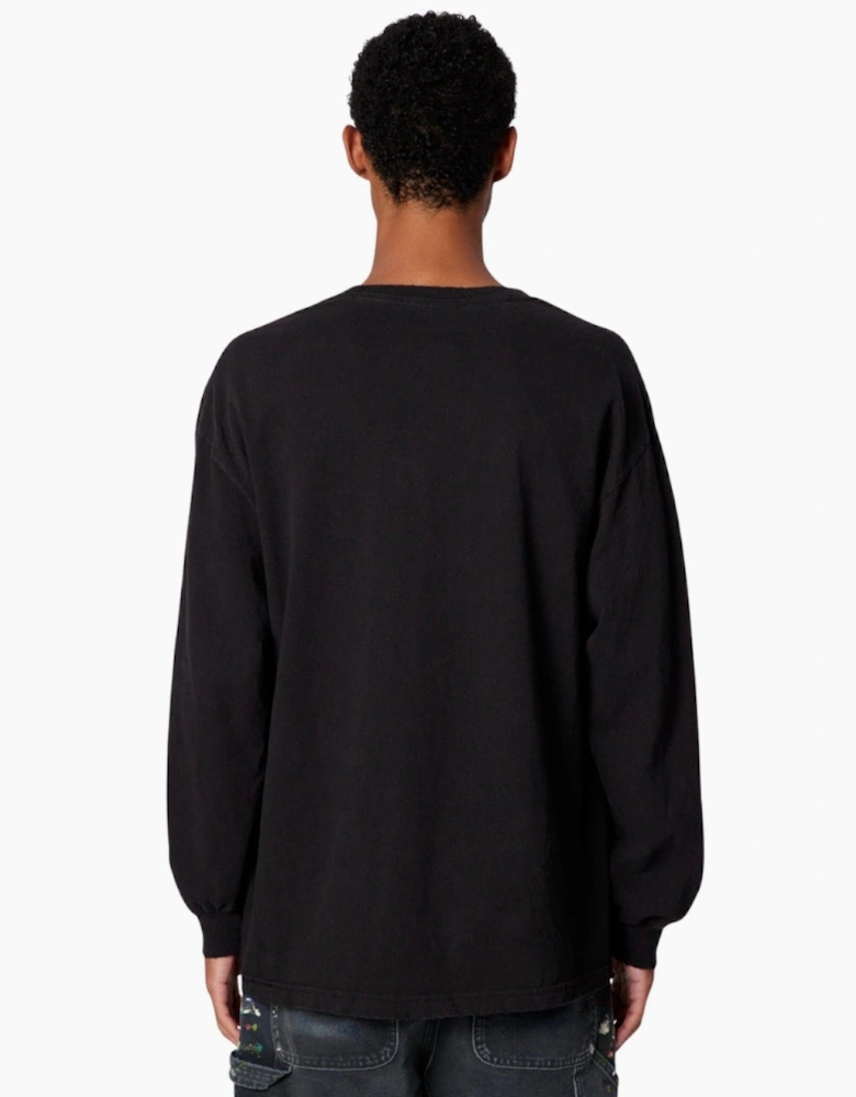 Gallery Dept Certified Long Sleeve T-Shirt Clean Black