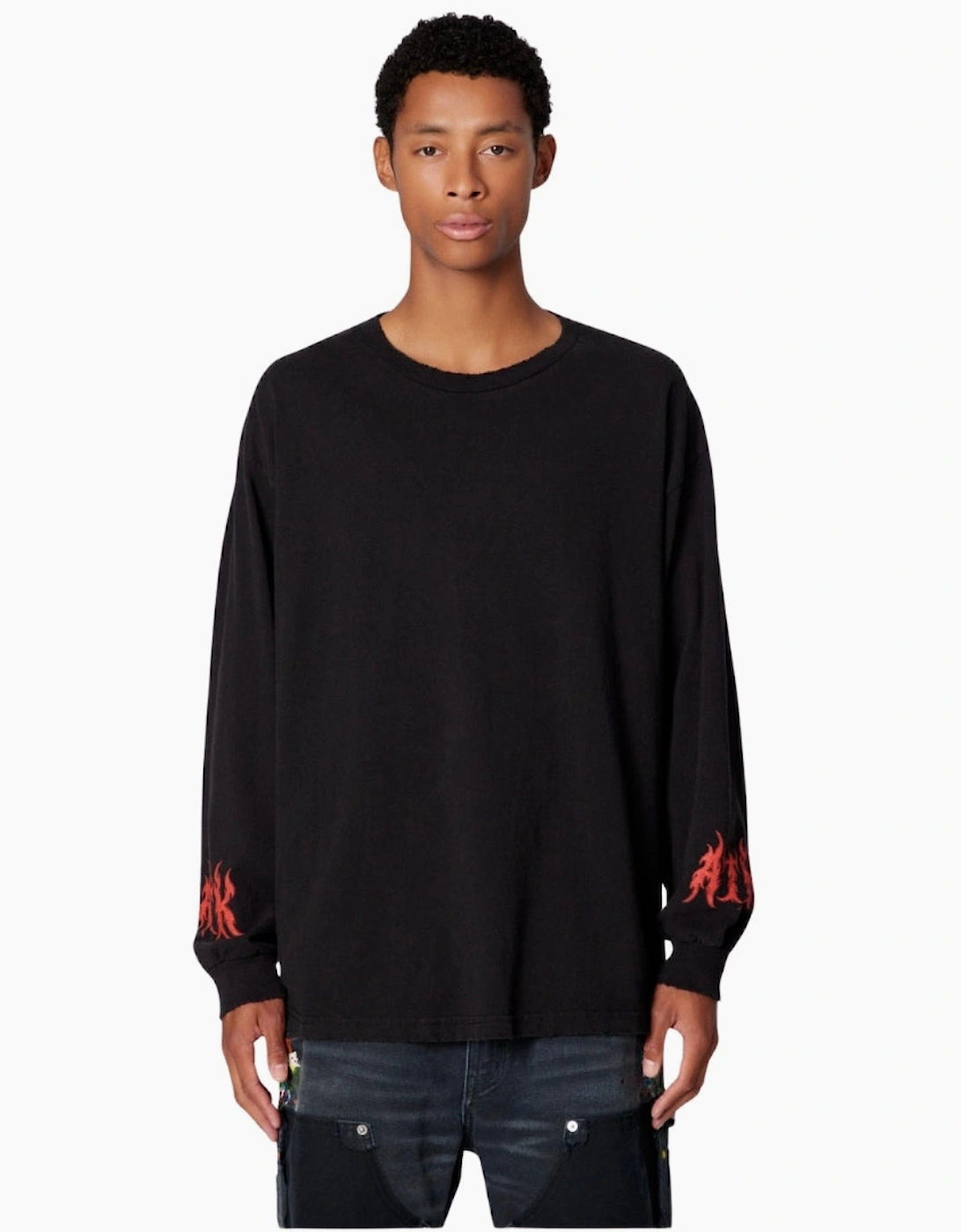 Gallery Dept Certified Long Sleeve T-Shirt Clean Black