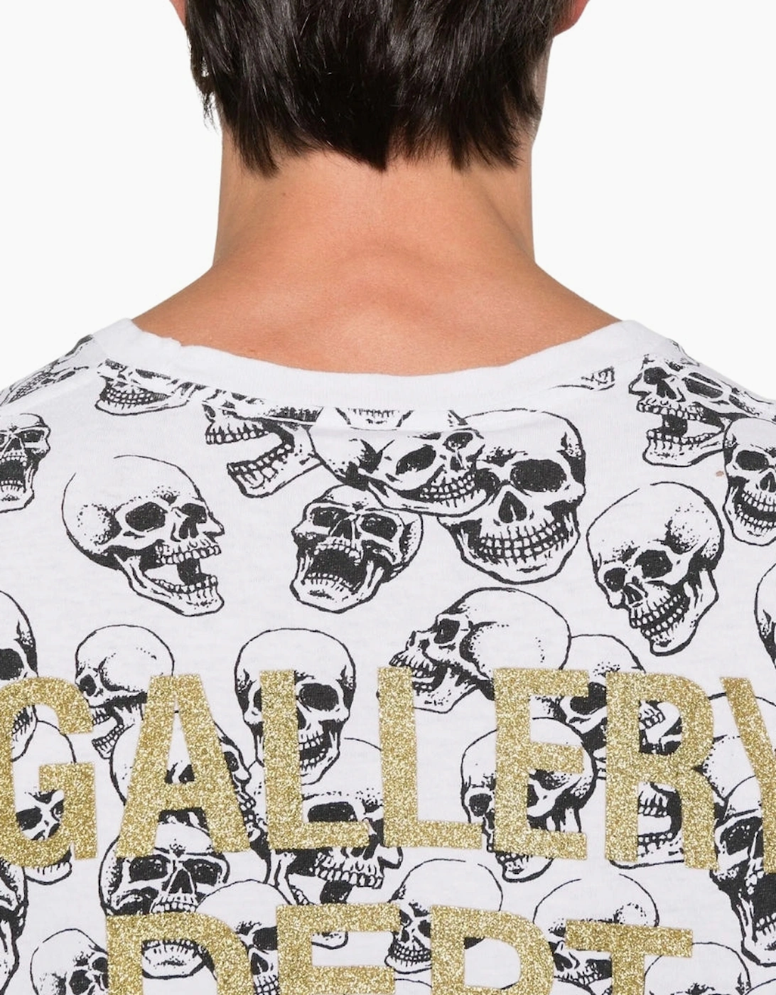 Gallery Dept Skull Logo White T-Shirt