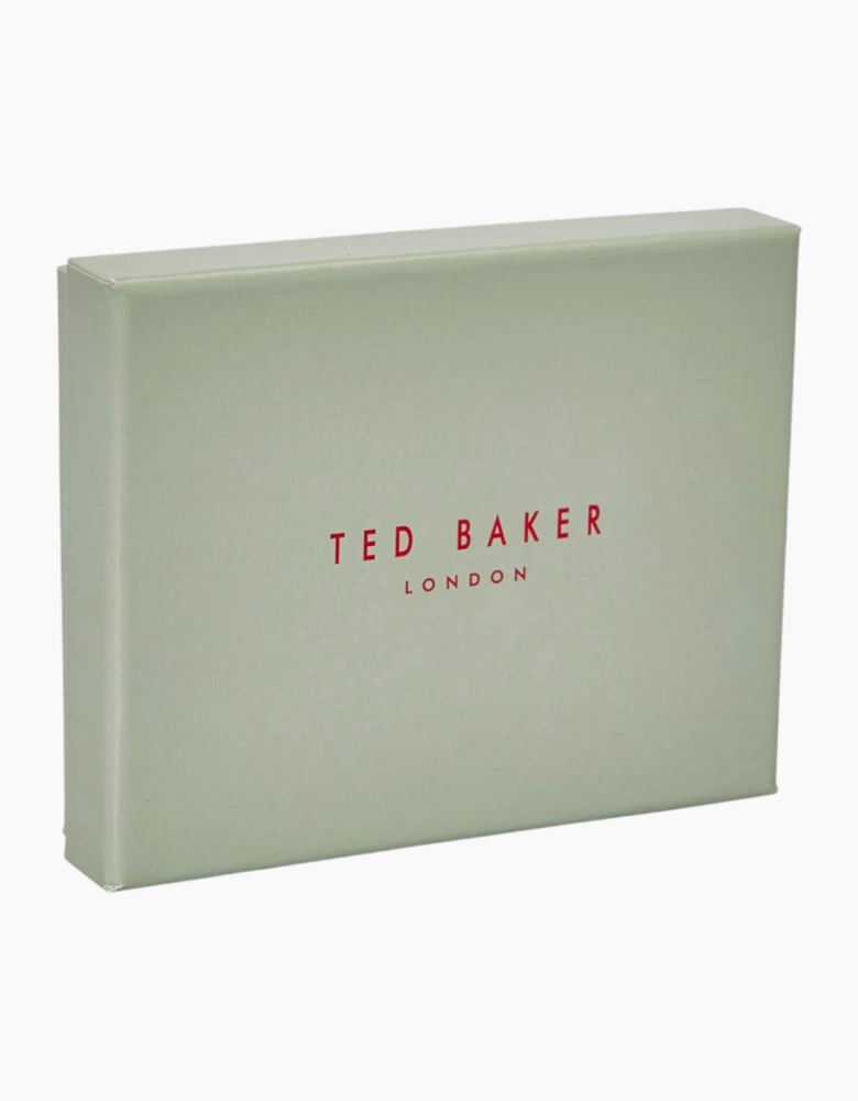 Ted Baker Kornerr Metal Corner Bifold Navy Coin Wallet