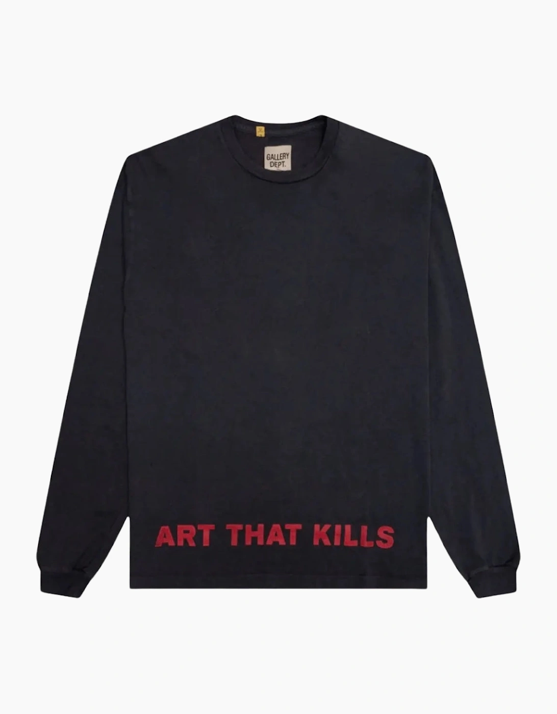 Gallery Dept Anarchy Long Sleeve Black T-Shirt