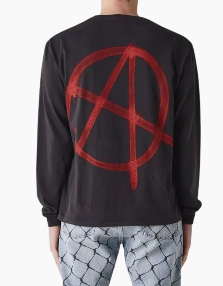 Gallery Dept Anarchy Long Sleeve Black T-Shirt