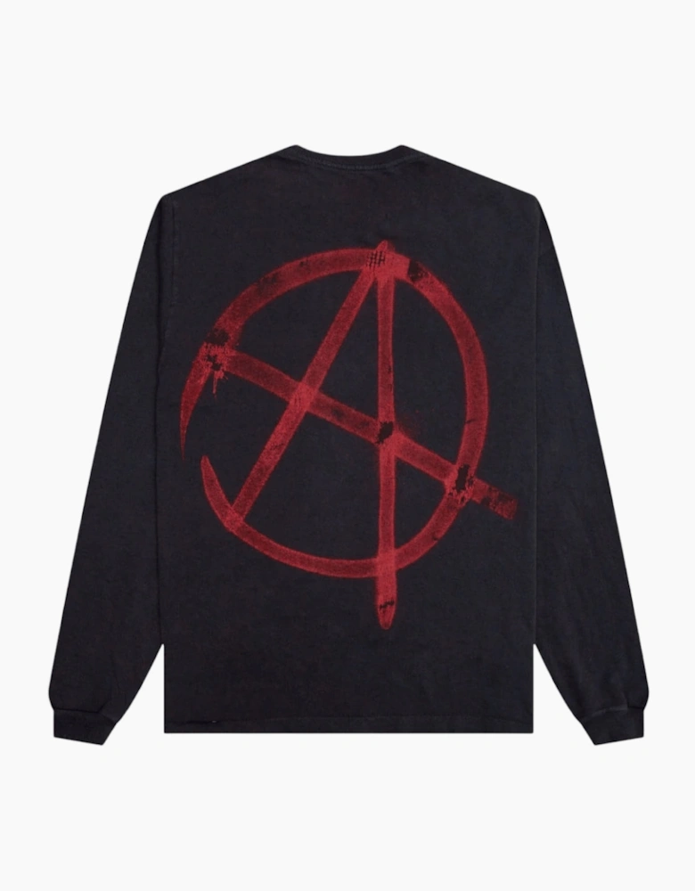 Gallery Dept Anarchy Long Sleeve Black T-Shirt