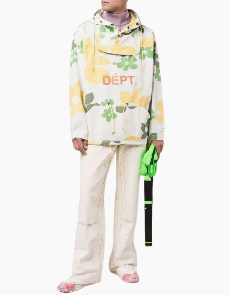 Gallery Dept Riley Floral Anorak White Floral Jacket