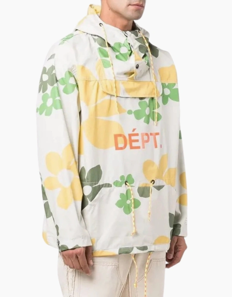 Gallery Dept Riley Floral Anorak White Floral Jacket