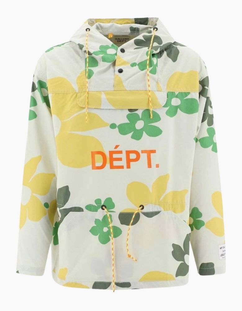 Gallery Dept Riley Floral Anorak White Floral Jacket