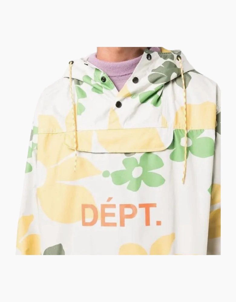 Gallery Dept Riley Floral Anorak White Floral Jacket