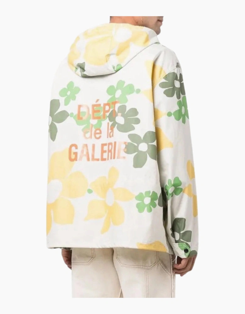 Gallery Dept Riley Floral Anorak White Floral Jacket