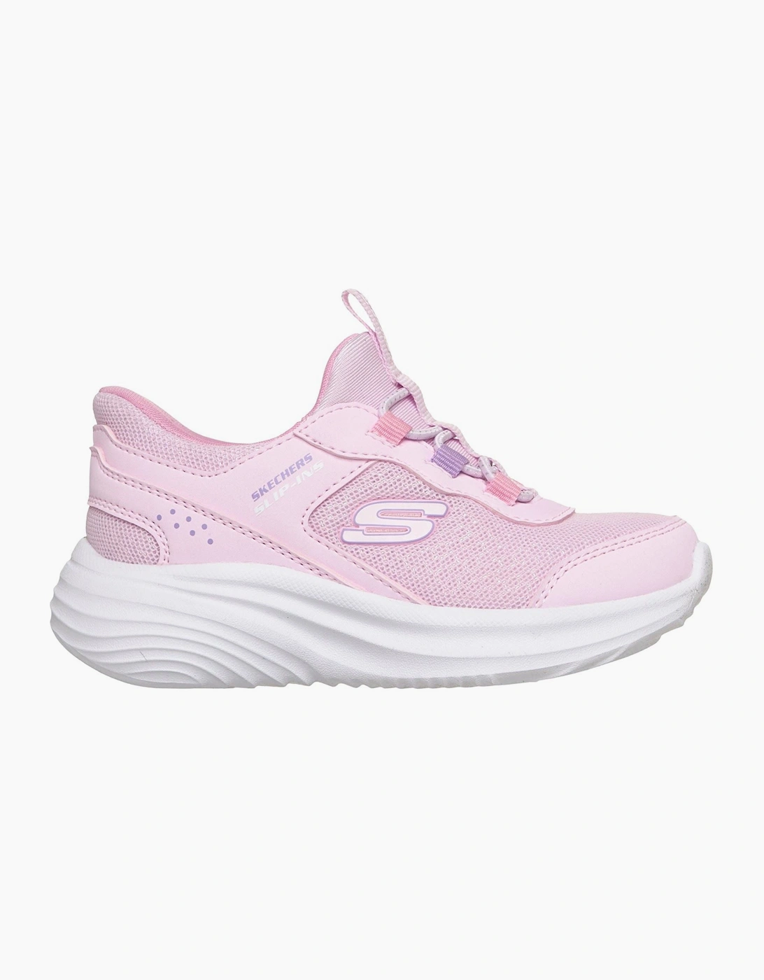 Skechers Bounder Pro Step One Light Pink Trainers