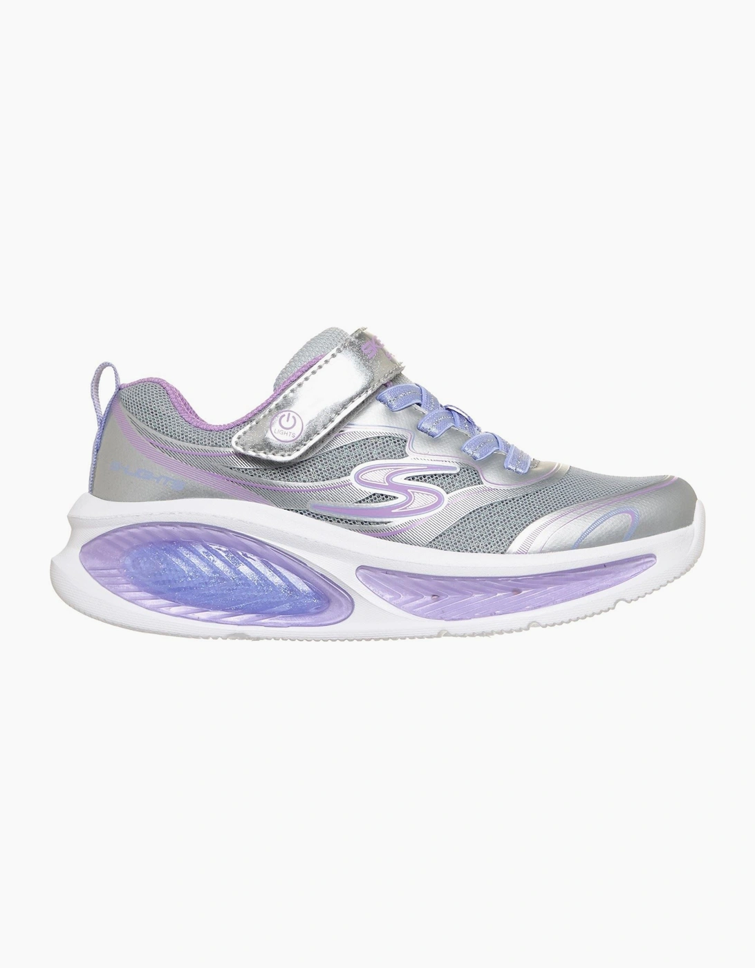 Skechers Cosmic Glow 2.0 Silver/Sparkle/Multi Trainers