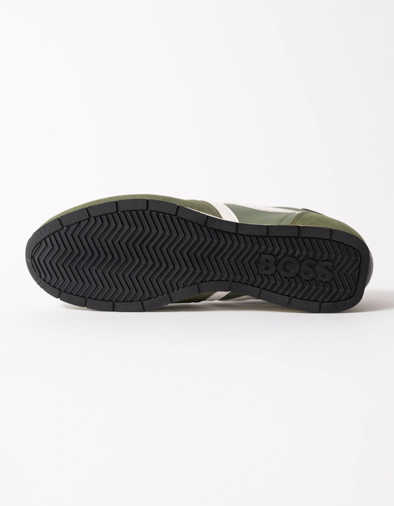 BOSS Orange Levon Runn pumi Mens Trainers - Dark Green 307
