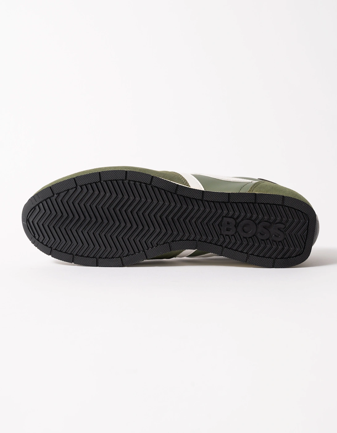 BOSS Orange Levon Runn pumi Mens Trainers - Dark Green 307