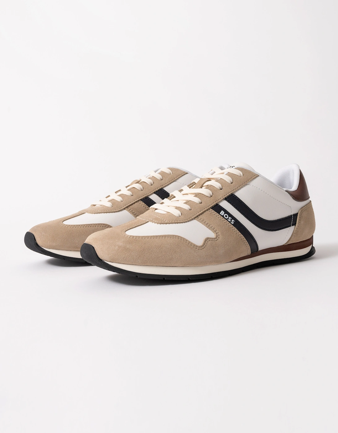 BOSS Orange Levon Runn pumi Mens Trainers - Open White 124