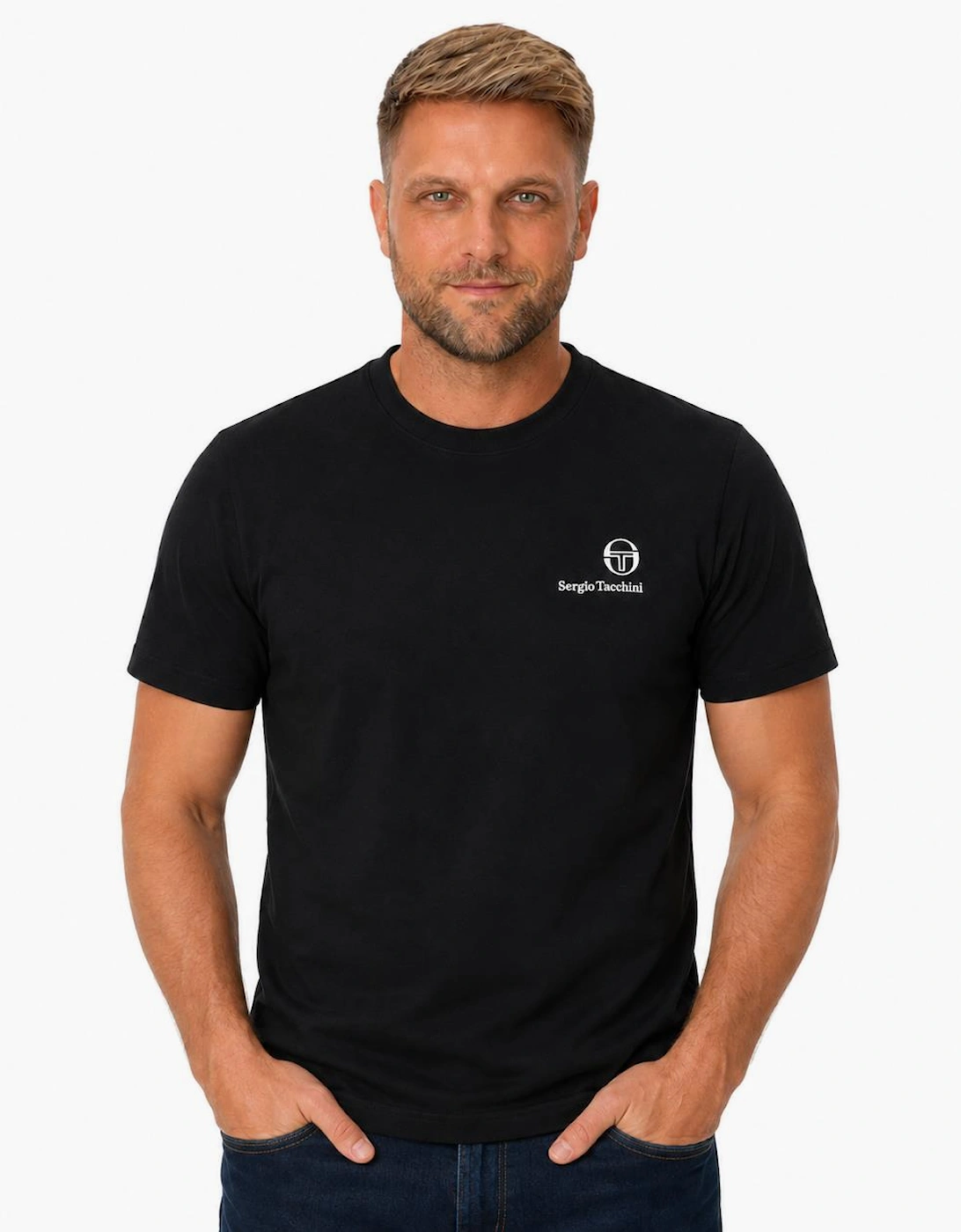 Sergio Tacchini Felton T-Shirt Black/White