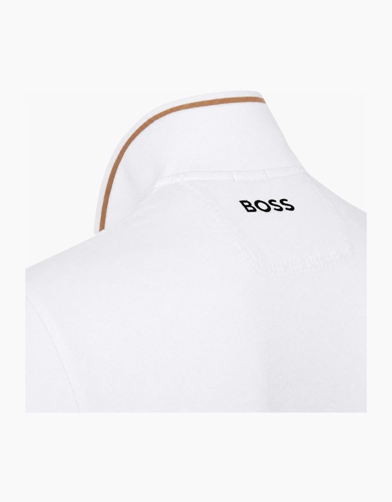 BOSS Paddy Pro Polo Shirt White/Black/Natural