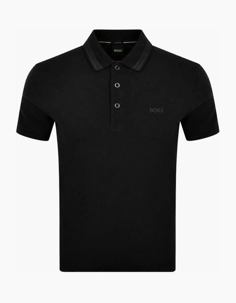 BOSS Paddy Piqué Polo Shirt Black