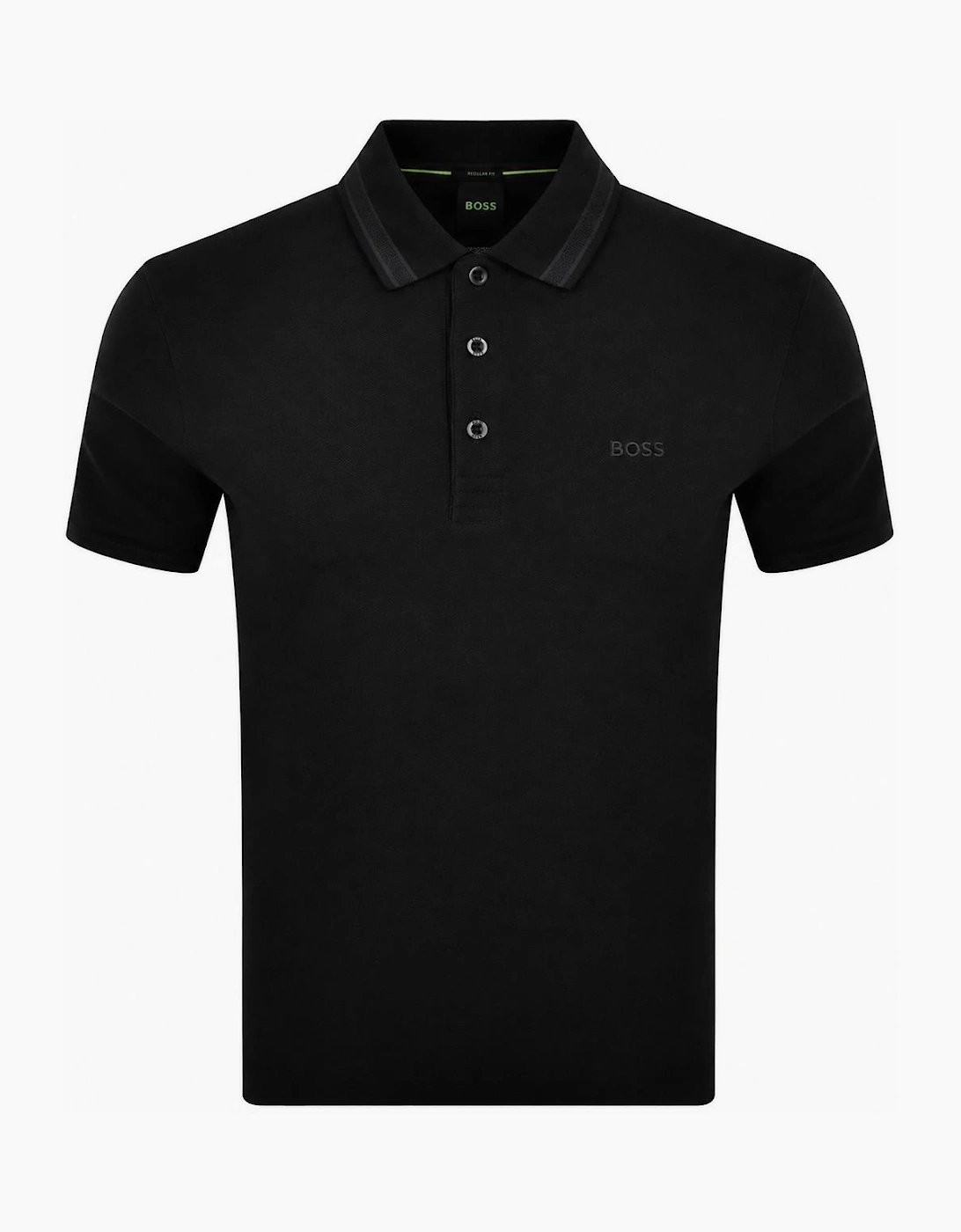 BOSS Paddy Piqué Polo Shirt Black
