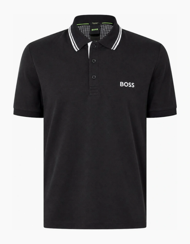 BOSS Paddy Pro Polo Shirt Black/Grey/White