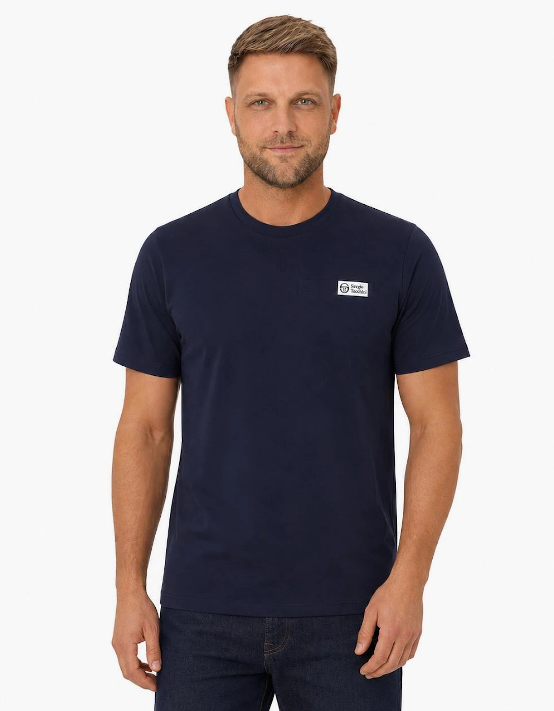 Sergio Tacchini Gallo Pocket T-Shirt Maritime Blue