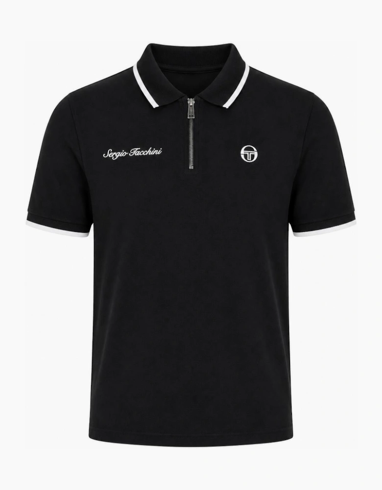 Sergio Tacchini Davide Polo Shirt Black
