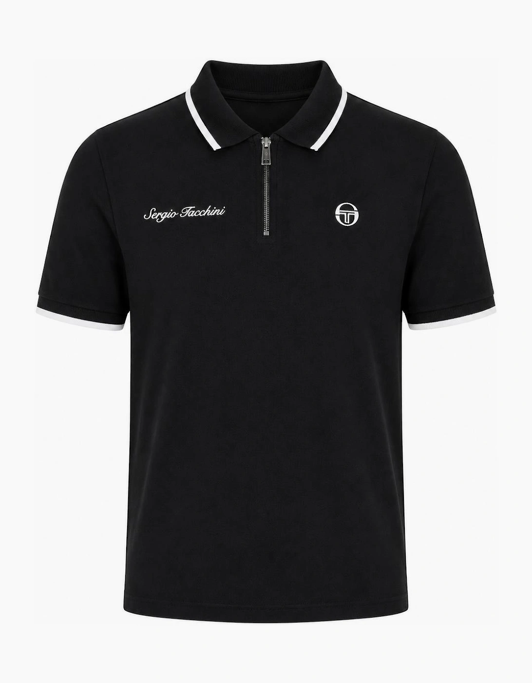 Sergio Tacchini Davide Polo Shirt Black
