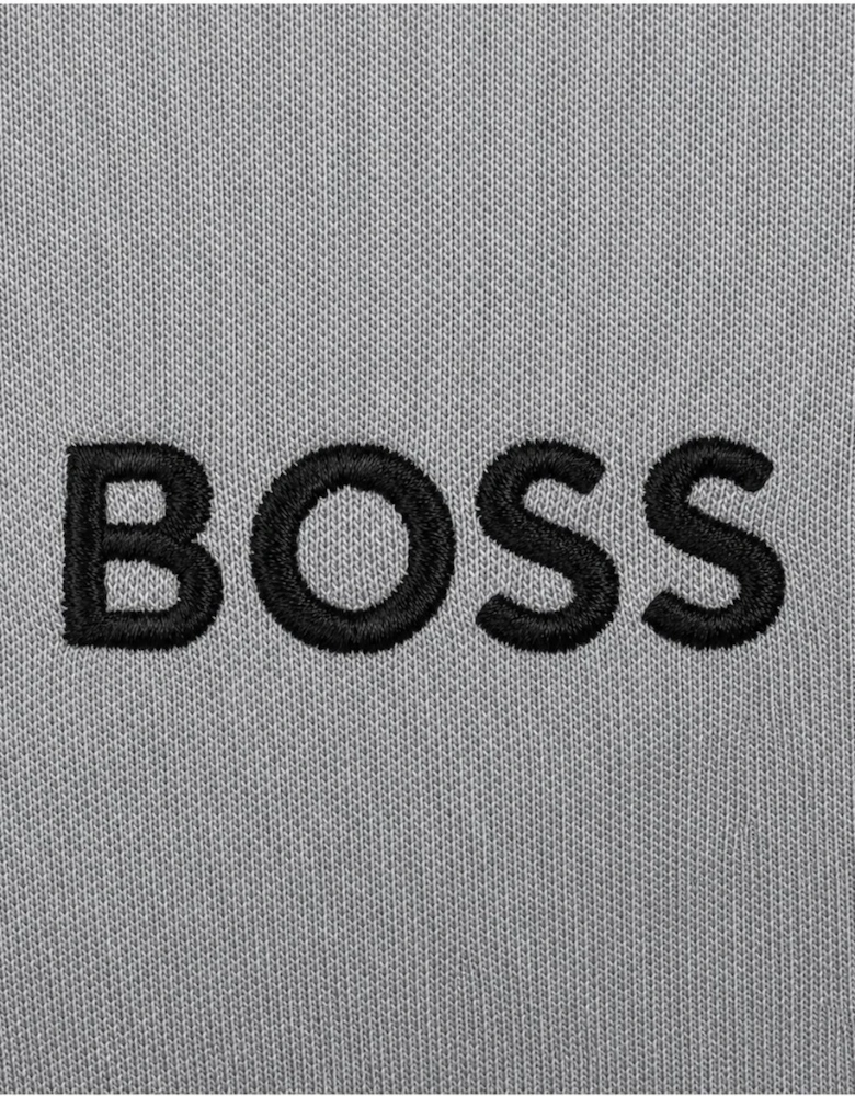 BOSS Paddy Pro Polo Shirt Medium Grey/Black/White