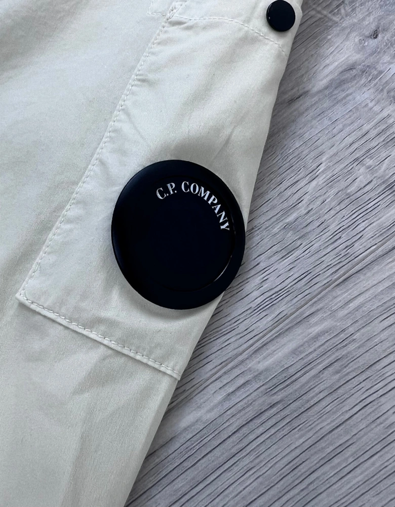 CP Company Zip Overshirt - Silver Birch