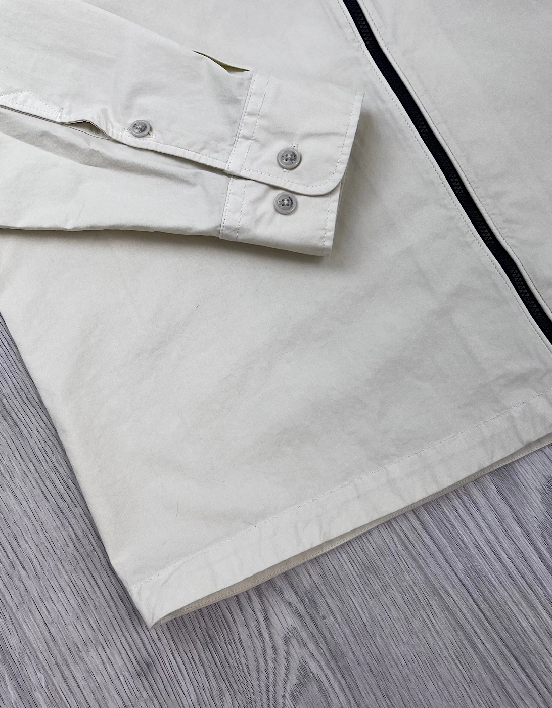 CP Company Zip Overshirt - Silver Birch