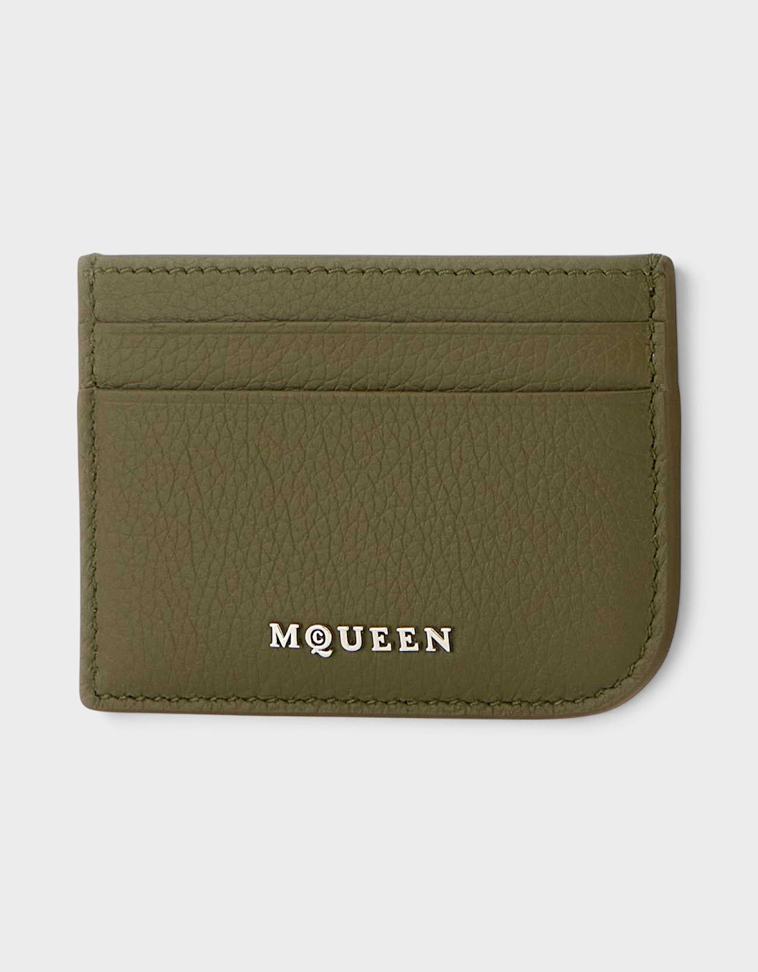 Alexander McQueen Alexander Mcqueen Women's Sling Logo Card Holder Military Green - Tan