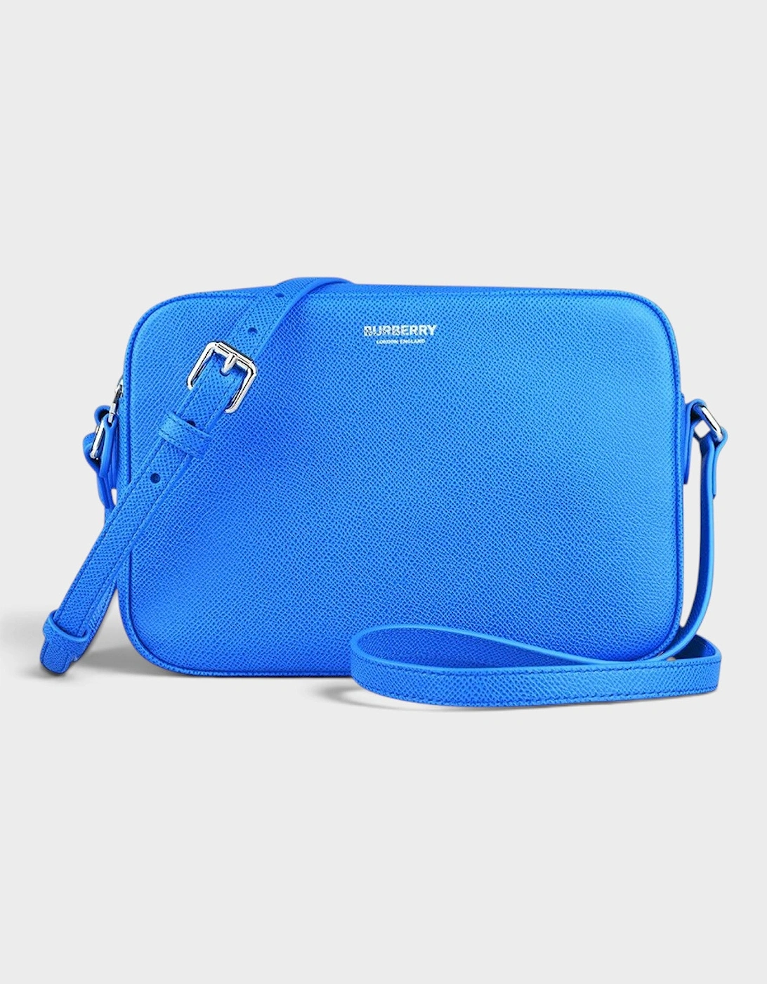 Camera Bag Calfskin Leather Vivid Blue