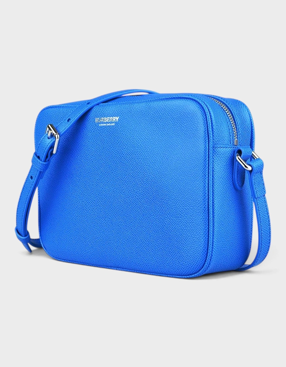 Camera Bag Calfskin Leather Vivid Blue