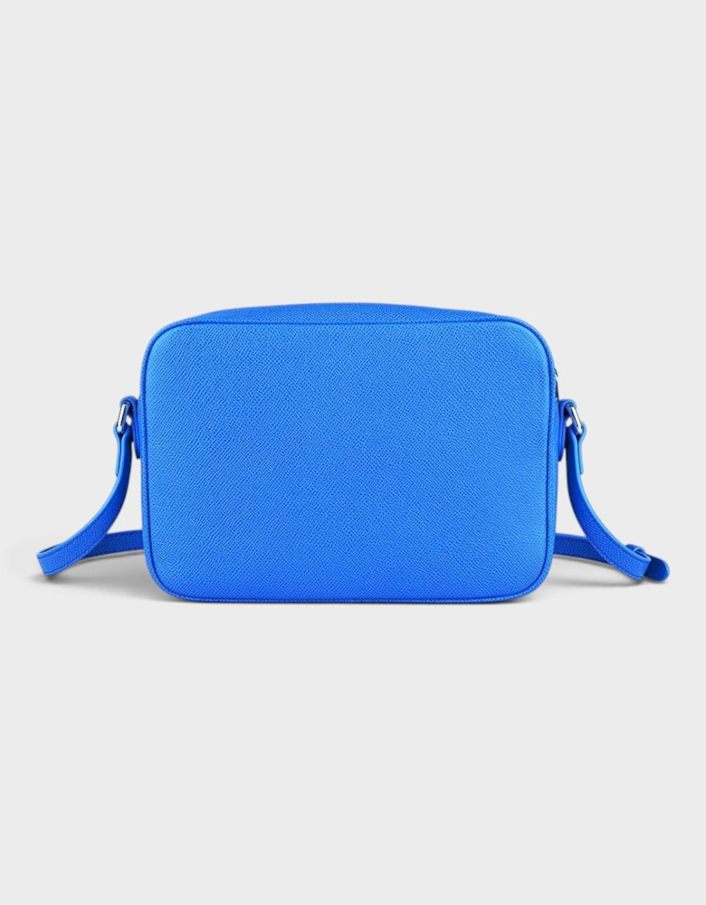 Camera Bag Calfskin Leather Vivid Blue