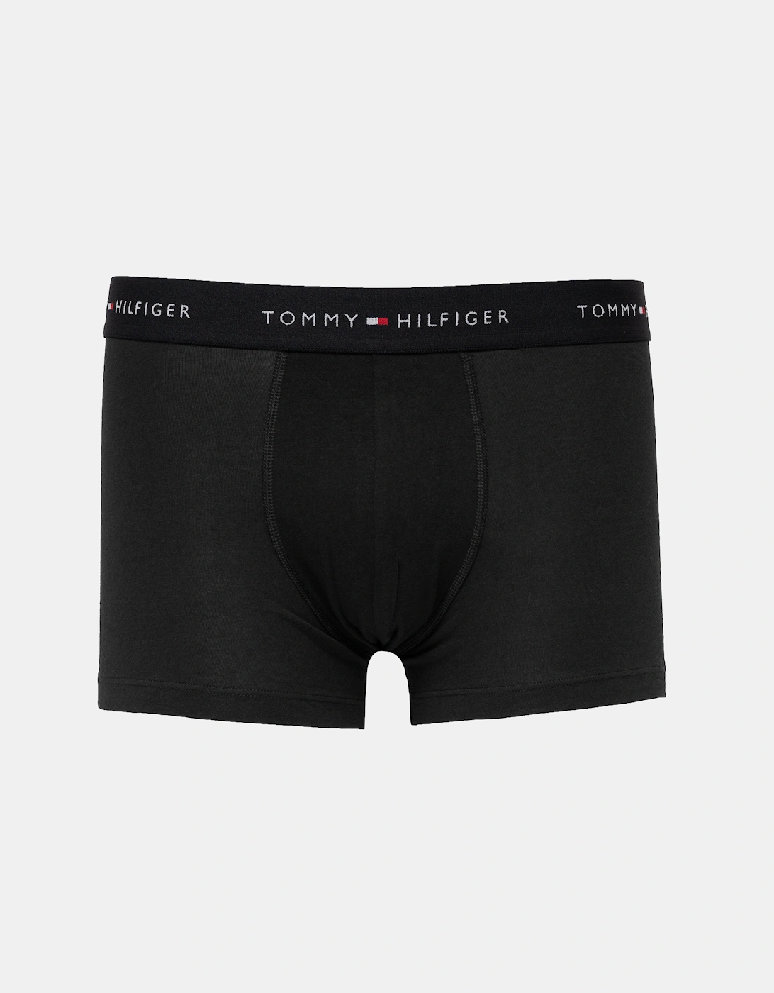 Tommy Hilfiger 5-Pack Logo Waistband Mens Trunks - Black/Red/Pink/Green/Blue