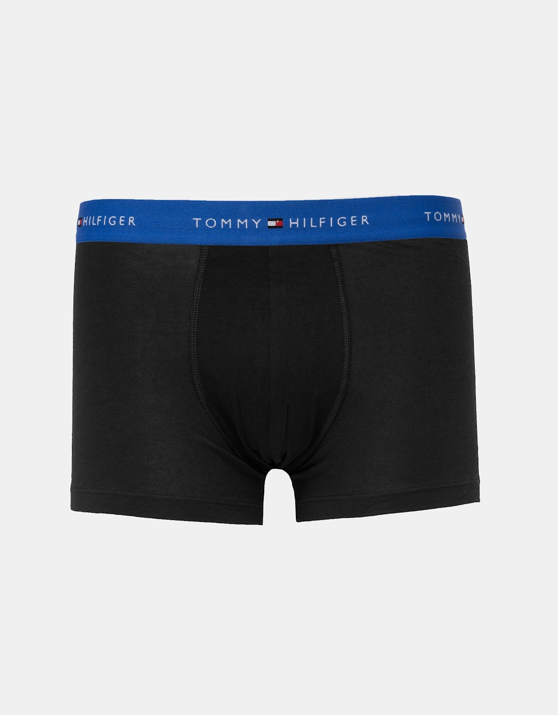 Tommy Hilfiger 5-Pack Logo Waistband Mens Trunks - Black/Red/Pink/Green/Blue