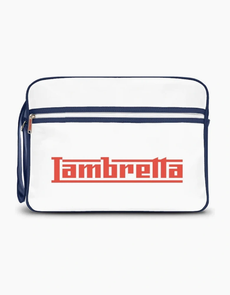 Lambretta Classic Retro Shoulder Bag Navy/White