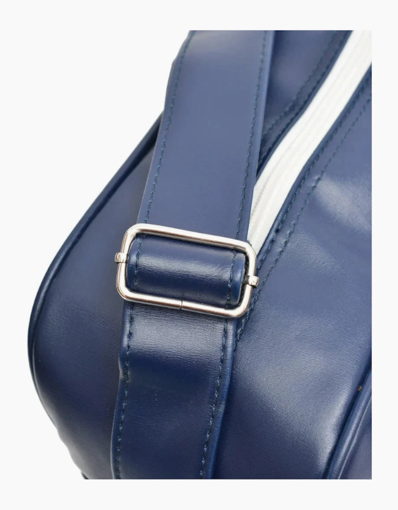 Lambretta Classic Retro Shoulder Bag Navy/White