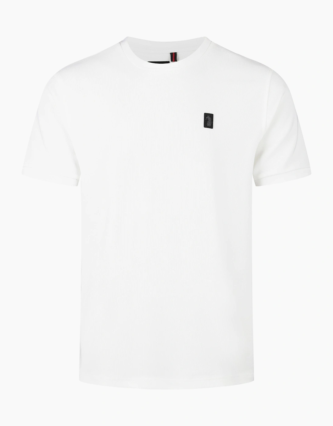 Luke 1977 Men's Luke 1977 Keswick rib detail crew neck t shirt WHITE