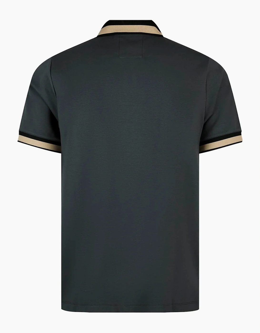 Luke 1977 Makati detailed polo shirt CHARCOAL