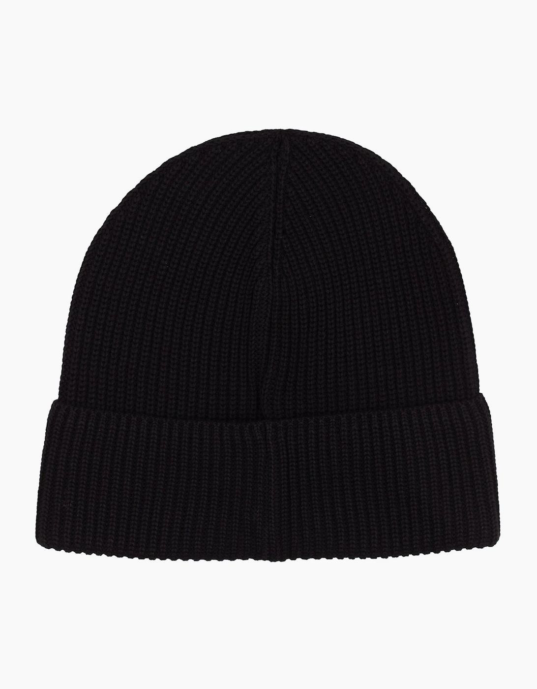 Moncler Logo Cotton Beanie Black 999