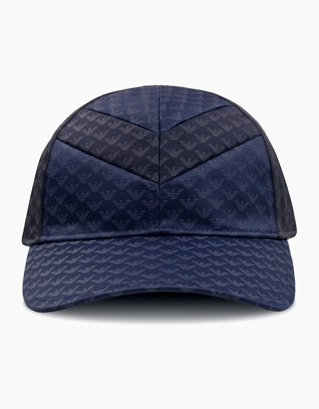 Emporio Armani All Over Logo Printed Cap Marine Blue