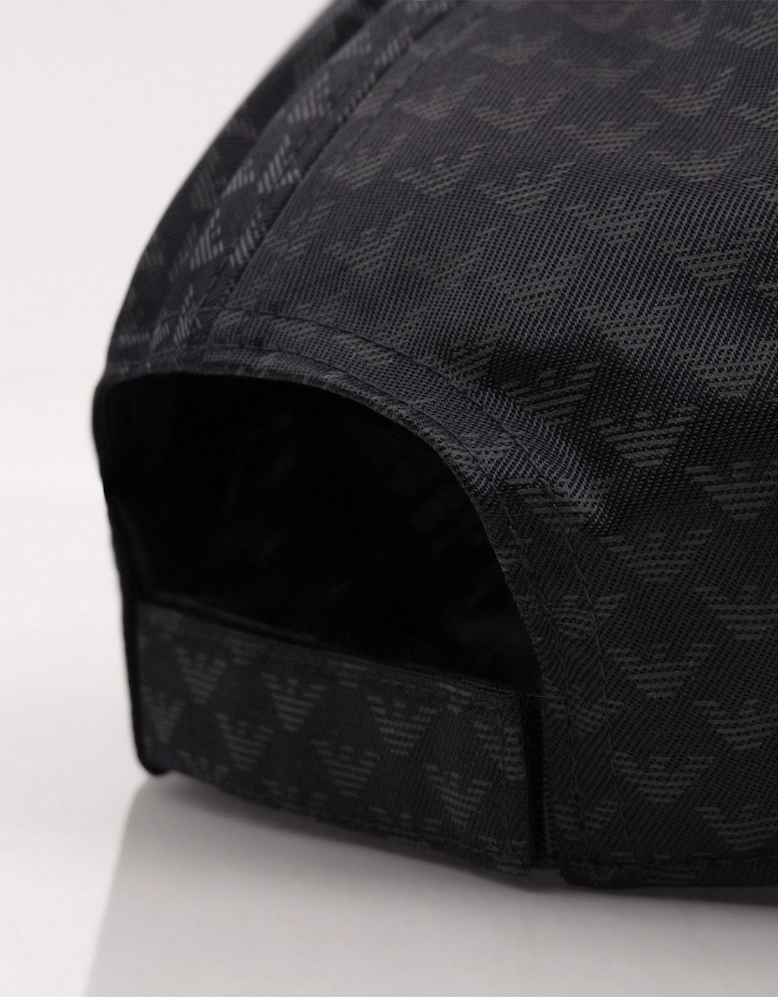 Emporio Armani All Over Logo Printed Cap Marine Blue