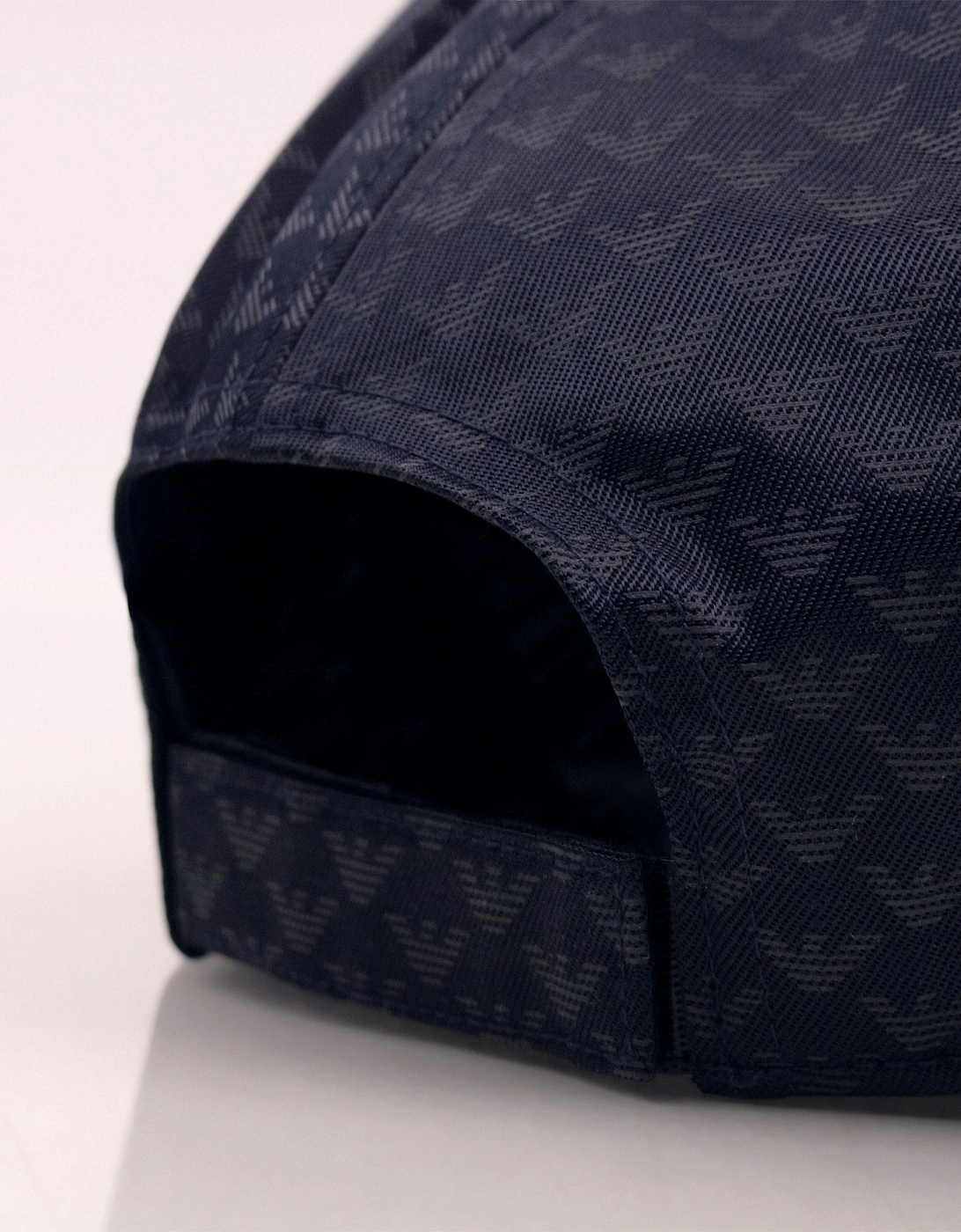 Emporio Armani All Over Logo Printed Cap Blue